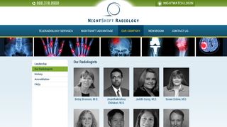 NightShift Radiology :: Radiologists
