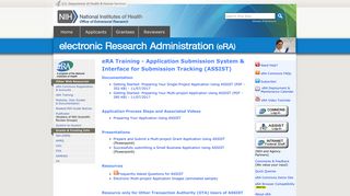ASSIST - eRA Commons - NIH