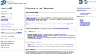 Commons Login - eRA Commons - NIH