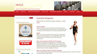Incentive Programs | National Independent Health Club Association