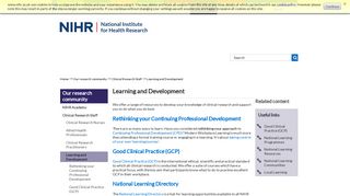 Learning and Development - NIHR