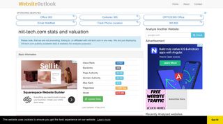 Niit-tech : Website stats and valuation