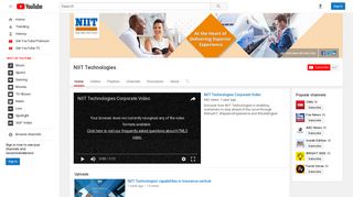 NIIT Technologies - YouTube