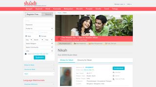 Shaadi.com - No.1 Site for Muslim Nikah, Marriage & Matrimonial