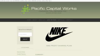 Nike Profit Sharing — Pacific Capital Works