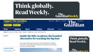 Inside the Nike Academy: the branded alternative for reaching the big ...