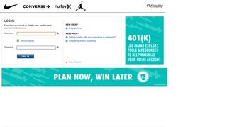 NetBenefits Login Page - Nike - Fidelity Investments