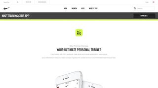 Nike Training App for iPhone & Android. Nike.com