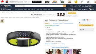 Amazon.com : Nike+ Fuelband SE, Small, Black/Volt(Green) : Sports ...