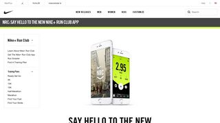 Nike+ Run Club App Features. Nike.com