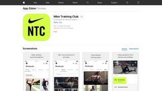 Nike Training Club on the App Store - iTunes - Apple
