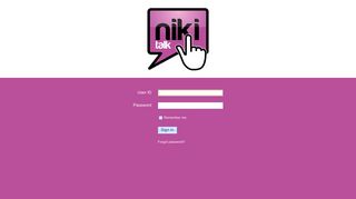 Sign in - Niki Talk