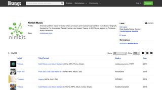 Nimbit Music Label | Releases | Discogs