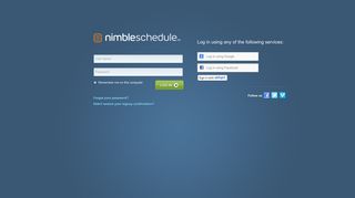 login to nimbleschedule - NimbleSchedule Login - Ximble