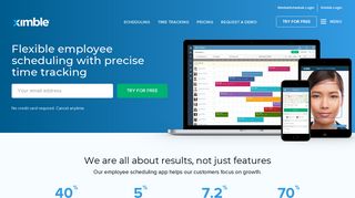 Ximble: Employee Scheduling App with Precise Time Tracking