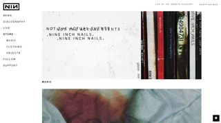 Nine Inch Nails Store