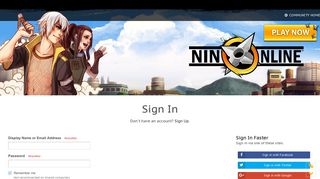 Sign In - Nin Online