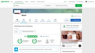 Nine9 Reviews in New York City, NY | Glassdoor