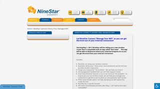 NineStar Connect's Worry Free, Managed WiFi - Nine Star