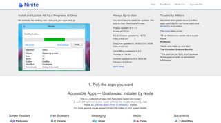 Accessible Apps — Unattended Installer by Ninite - Ninite - Install or ...