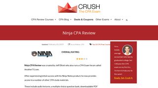 [New 2019] Ninja CPA Review (Read This Before You Buy!)