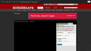 Play Ninja Saga, a free online game on Kongregate