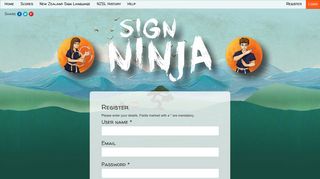 Register | Sign Ninja