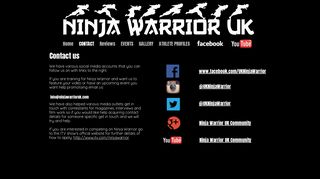 CONTACT - Ninja Warrior UK