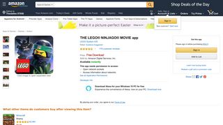 Amazon.com: THE LEGO® NINJAGO® MOVIE app: Appstore for Android