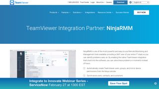 TeamViewer Integration For Ninja RMM