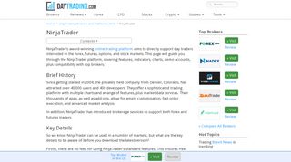 NinjaTrader Review - Forex Trading Brokerage reviewed, incl App and ...