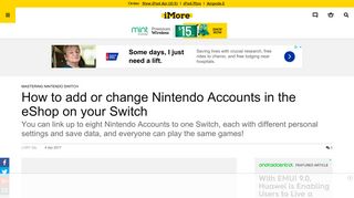 How to add or change Nintendo Accounts in the eShop on your Switch ...