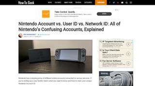 Nintendo Account vs. User ID vs. Network ID: All of Nintendo's ...