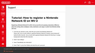 Tutorial: How to register a Nintendo Network ID on Wii U | Nintendo ...