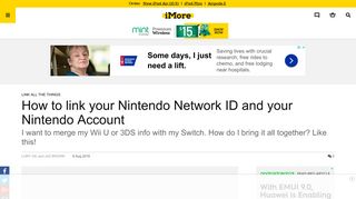 How to link your Nintendo Network ID and your Nintendo Account | iMore