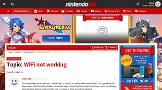 WiFi not working - Nintendo Switch Forum - Page 1 - Nintendo Life