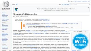 Nintendo Wi-Fi Connection - Wikipedia