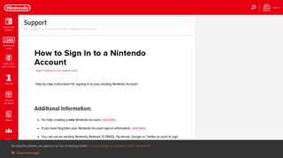 How to Sign In to a Nintendo Account | Support | Nintendo