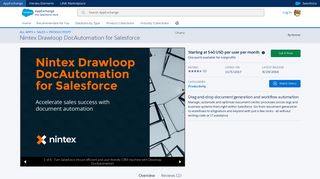 Nintex Drawloop DocAutomation for Salesforce - Nintex - AppExchange