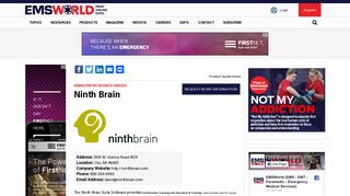Ninth Brain | EMS World