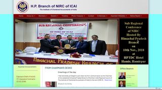 H.P. Branch of NIRC of ICAI