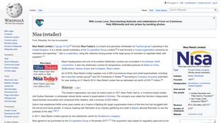 Nisa (retailer) - Wikipedia