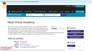 Nisai Virtual Academy | Trafford Directory