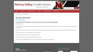Online Services - Nishna Valley