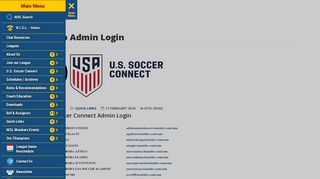Northern Illinois Soccer League - NISL Club Admin Login