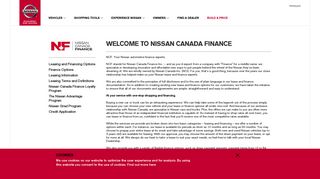 Finance | Nissan Canada