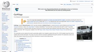 CarWings - Wikipedia