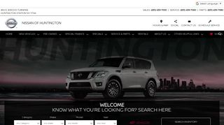 Nissan of Huntington - A New & Used Vehicle Dealer
