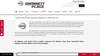 Gwinnett Place Nissan News & Updates | Atlanta Nissan Dealer ...