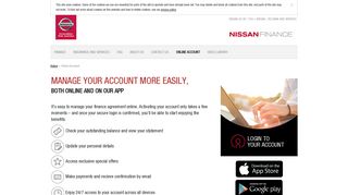 Online Account - Nissan Finance